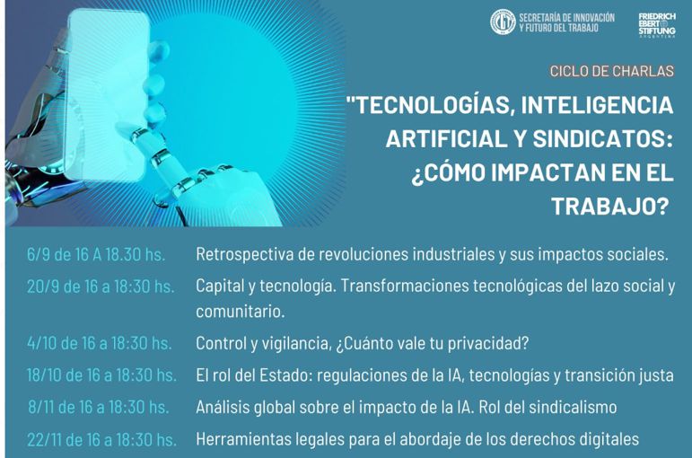 charlas de tecnología inteligencia artificial y sindicatos