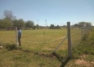 ROJO DE TEJIDO DE CANCHA