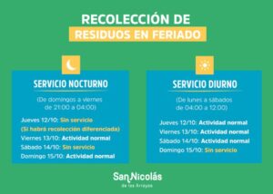 recolección de residuos san nicolás