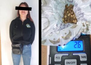 detenida con marihuana