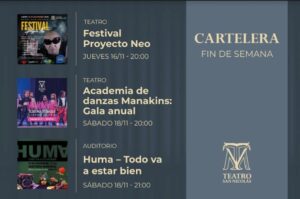 cartelera del teatro de san nicolas