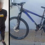 arrestado por robar una bicicleta