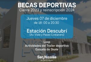 becas deportivas 2023