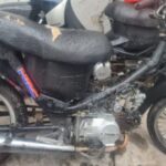 moto abandonada en san nicolas
