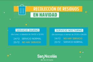 cambios en la recolección de residuos en san nicolas