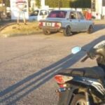 accidente de transito entre moto y auto en san nicolas