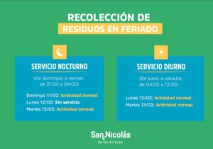 recolección de residuos en san nicolas