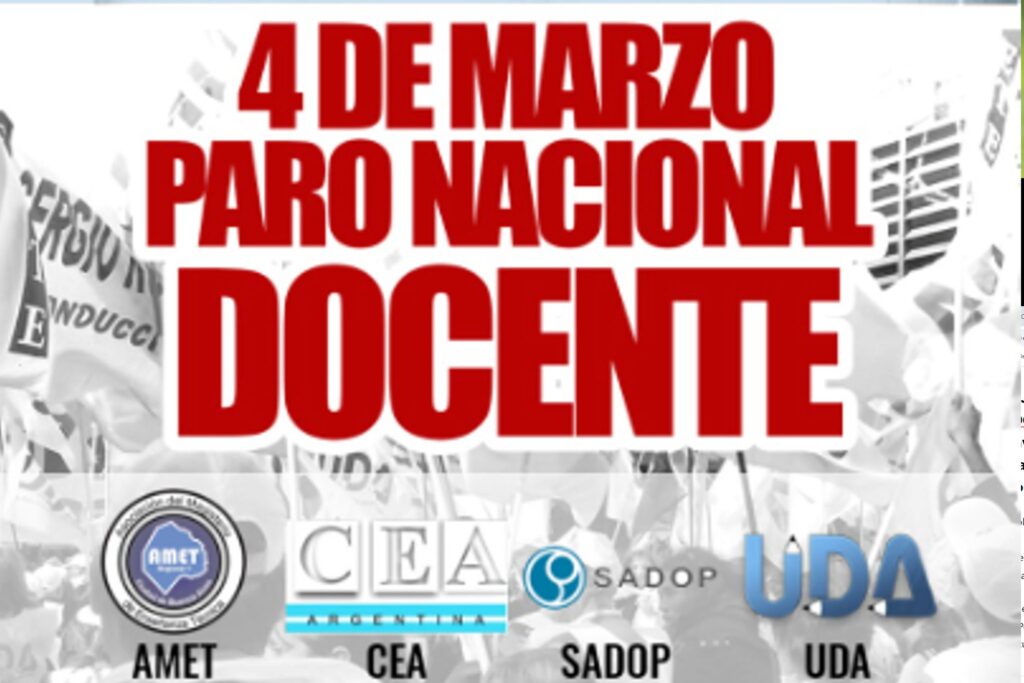 paro nacional de docentes