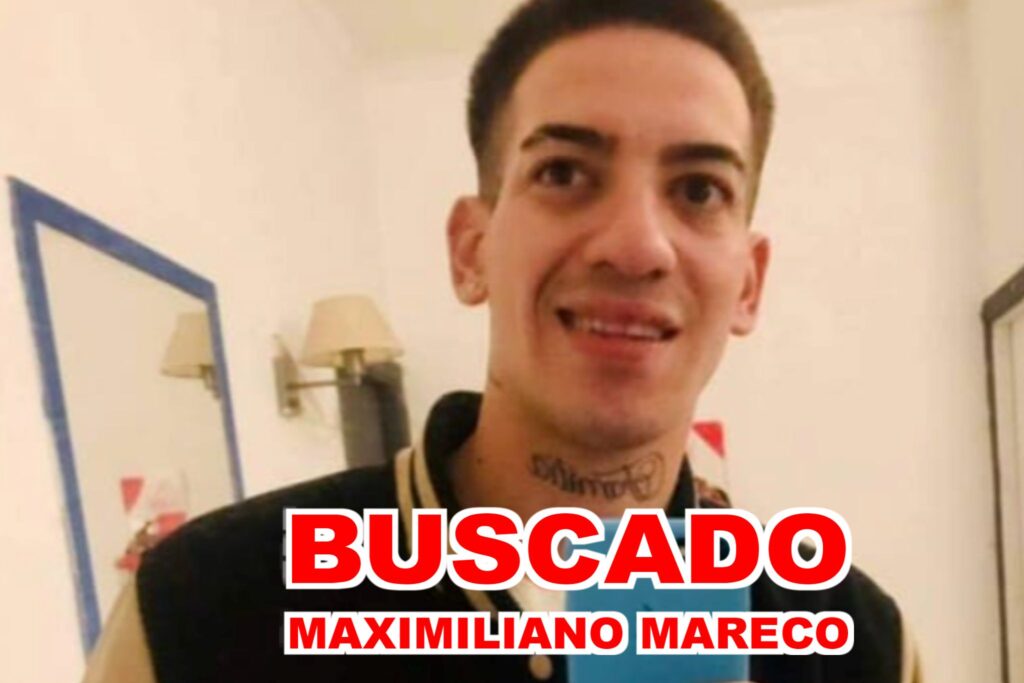 maximiliano mareco profugo de la policia san nicolas