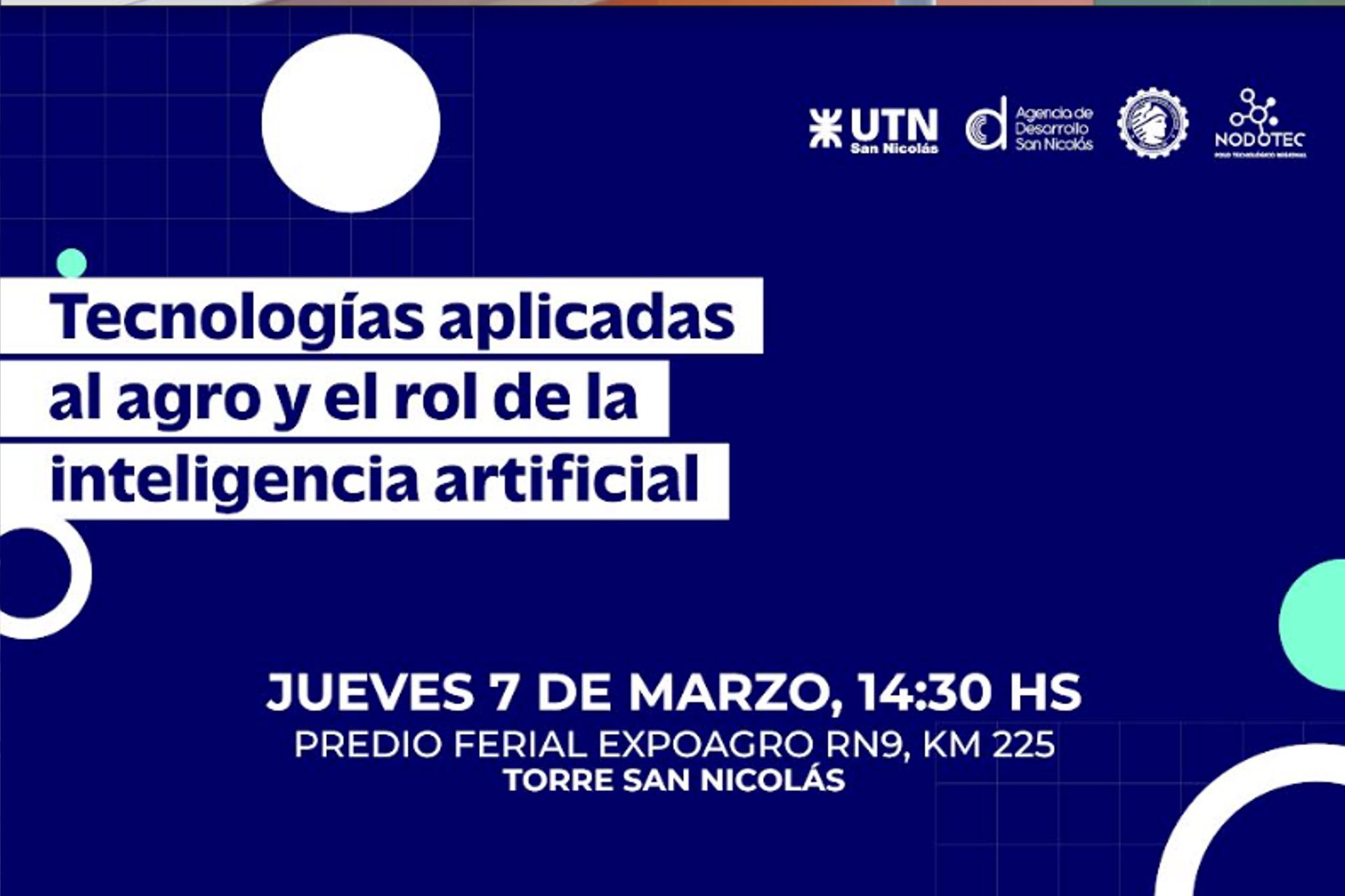 Charla sobre Tecnologías Aplicadas al Agro y el Rol de la Inteligencia Artificial en Expoagro 2024