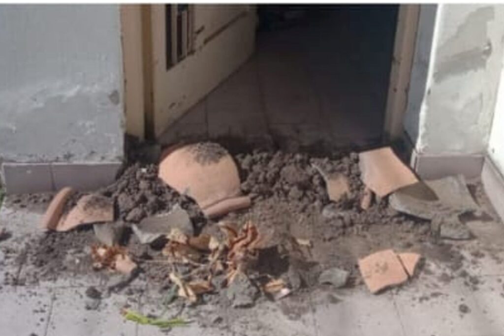 DESTROZOS EN UNA VIVIENDA DE SAN NICOLAS