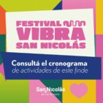 cronograma de actividades del festival vibra de san nicolas