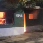 incendio de una vivienda en san nicolas