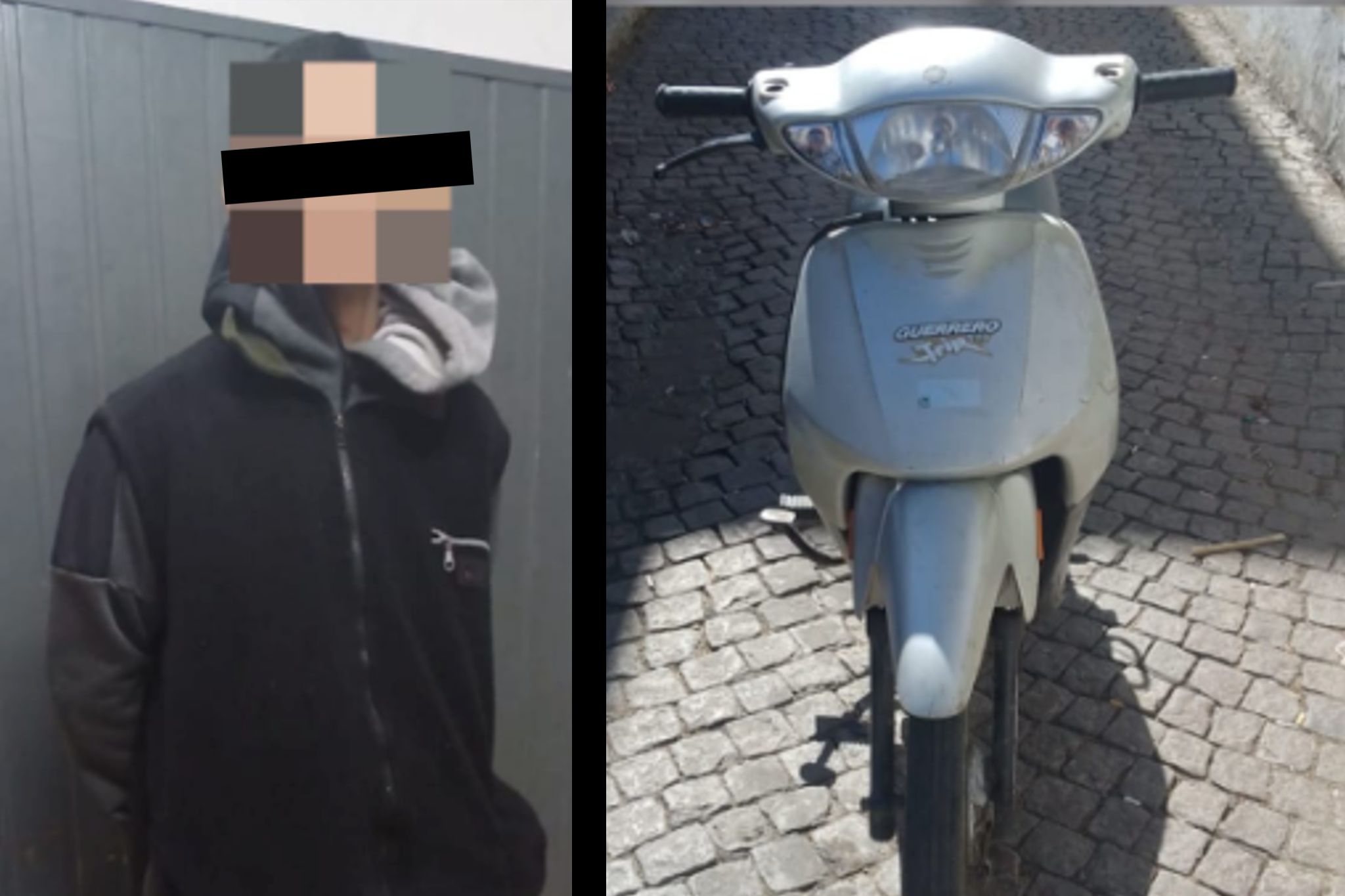 moto guerrero robada fue recuperada en san nicolas