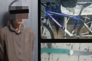 aprehendido por robar un bicicleta en san nicolas