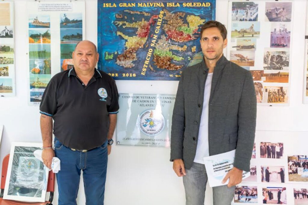 santiago passaglia en el CENTRO DE VETERANOS DE MALVINAS