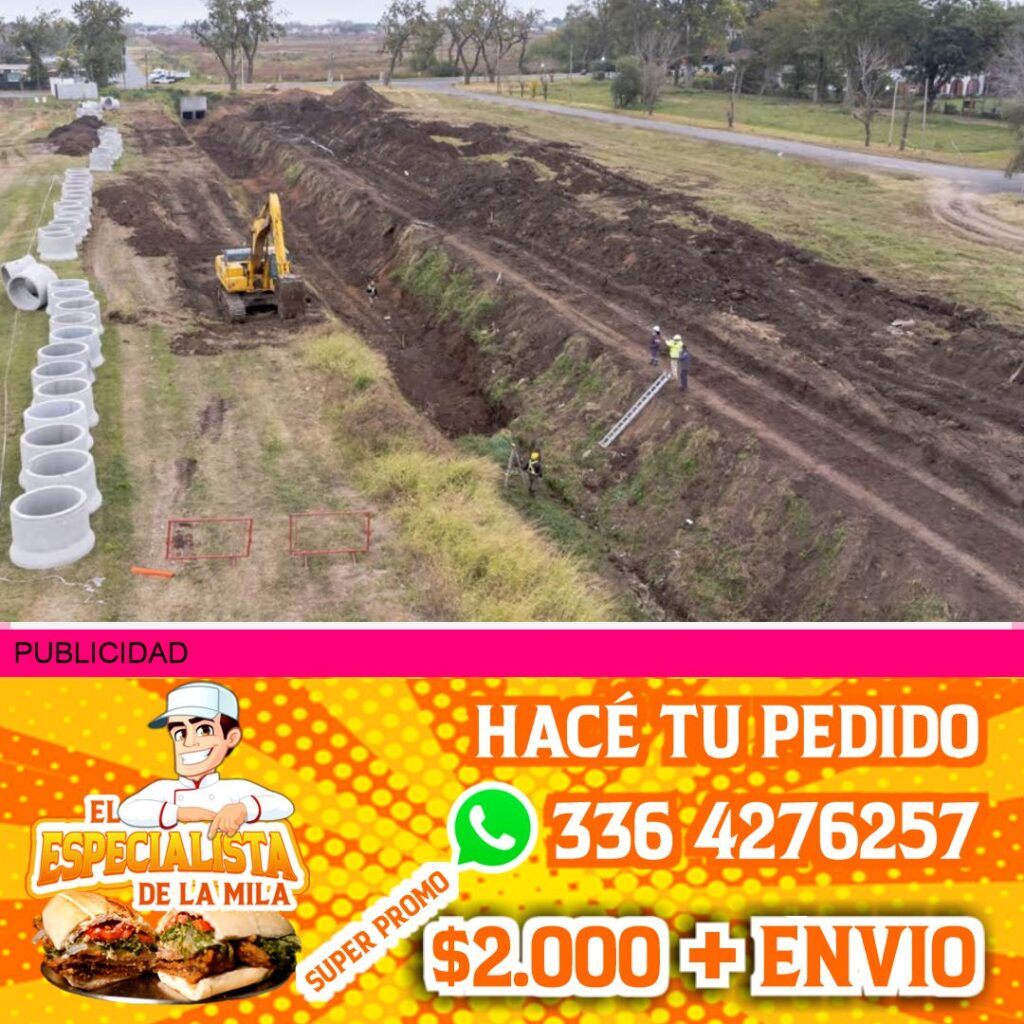 OBRA HÍDRICA EN SAN NICOLAS