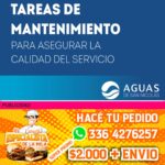 mantenimiento del sistema de aguas de san nicolas