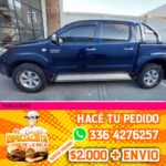 Toyota modelo Hilux color azul robada en san nicolas