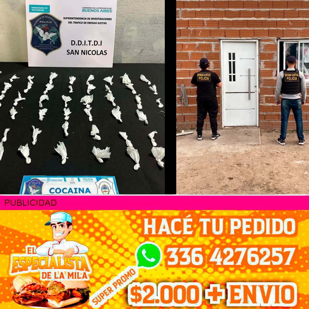 allanamiento por venta de cocaina en paraíso