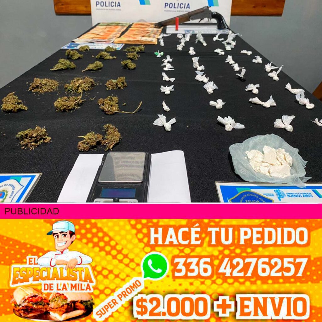 allanamiento y secuestró de droga en san pedro