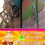 recompensa por el paradero de una bicicleta robada en san nicolas