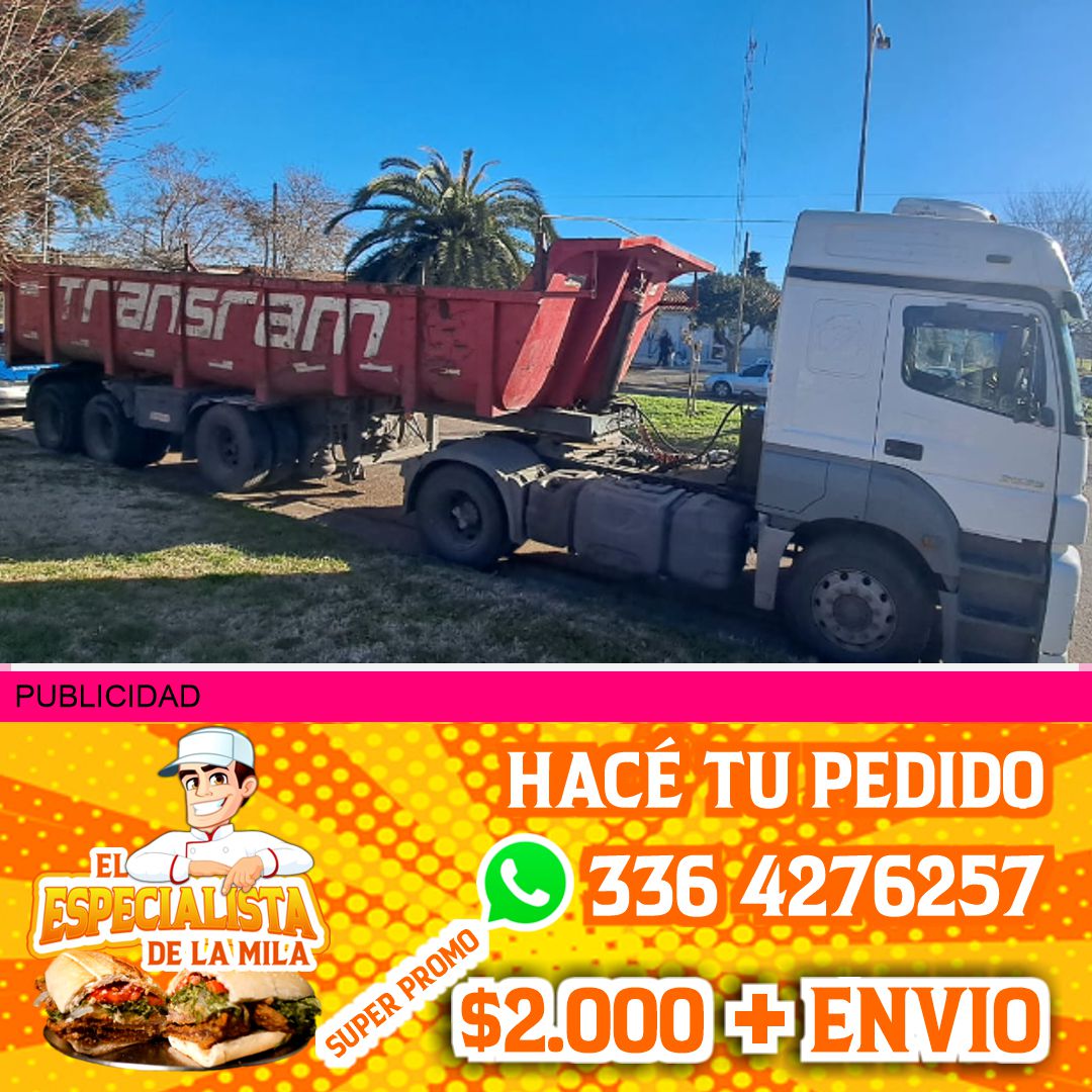 CAMION ROBADO EN SAN NICOLAS