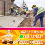 TRABAJOS SOBRE LA AVENIDA ILLIA DE SAN NICOLAS