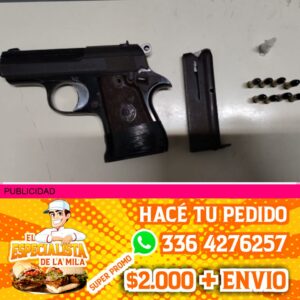 pistola calibre 22