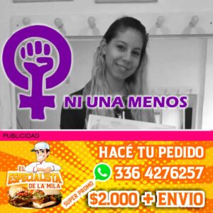 convocatoria movilización por femicidio de Florencia soledad comas en san Nicolás