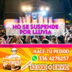 festival rico no se suspende por lluvia