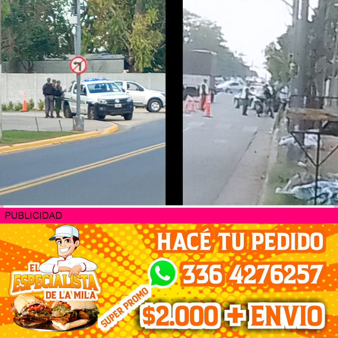 Desde el mediodía de hoy, un importante operativo policial se desplegó en las inmediaciones de la Plaza del Cementerio, generando gran expectación entre los vecinos. Fuerzas de Gendarmería, acompañadas por perros de búsqueda de narcóticos, se apostaron en las calles Viales y Sarmiento, mientras que unidades de la Policía Federal fueron vistas en la avenida Moreno y América.