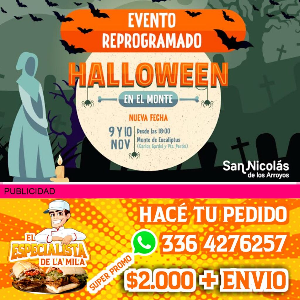 halloween suspendido en san nicolas