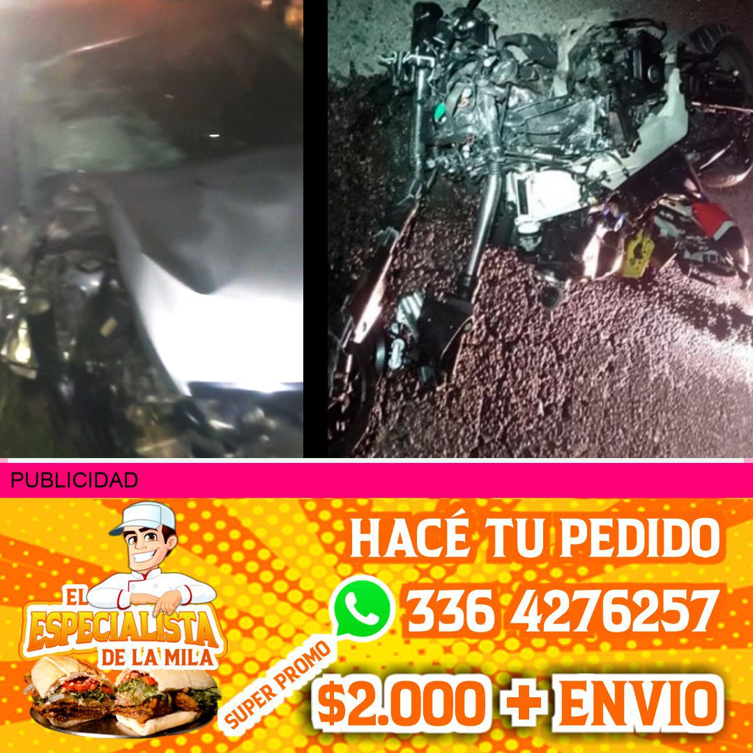 trágico accidente en la ruta a ramallo