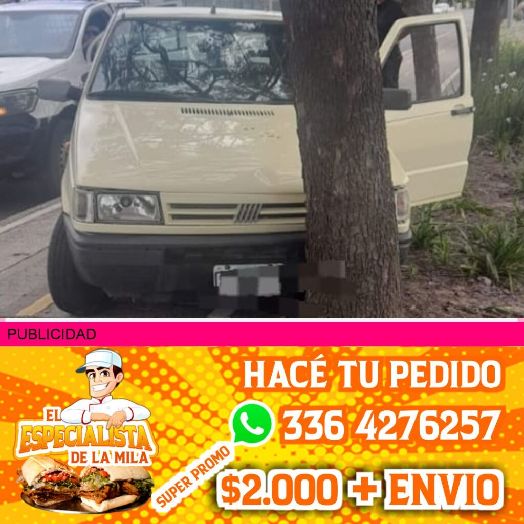 auto chocado y abandonado