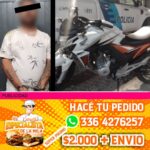 moto robada recuperada en san nicolas