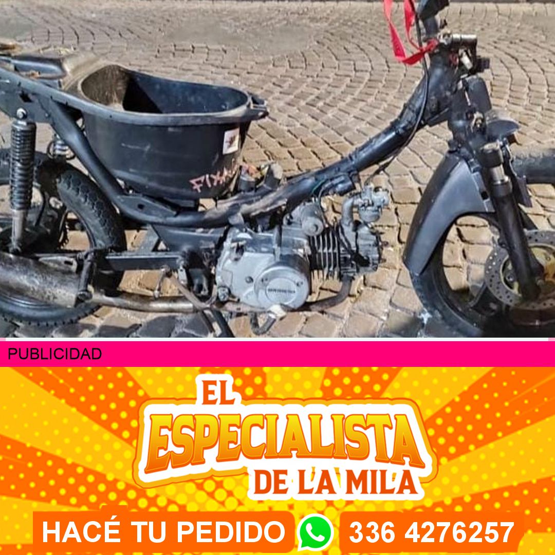 moto secuestrada