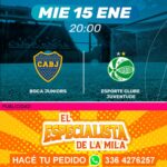 boca juniors juega en san nicolas