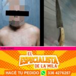 amenazo con matar a su pareja con un cuchillo en san nicolas