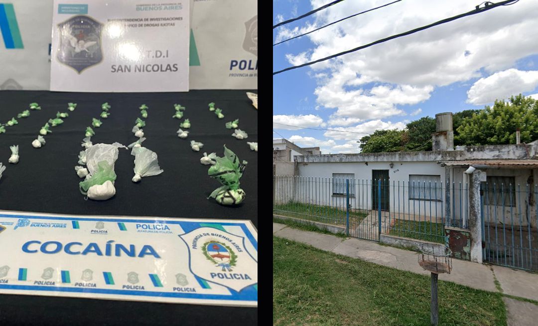 allanamiento por venta de droga en San Nicolás