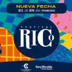 Tras la suspensión por condiciones climáticas adversas, la 8º edición del Festival RICO ya tiene nueva fecha. Desde la Municipalidad de San Nicolás confirmaron que el evento gastronómico se llevará a cabo del 21 al 24 de marzo en el Empedrado de la Costanera, donde contará con más de 50 puestos gastronómicos y una variada propuesta de shows en vivo durante cuatro días consecutivos.