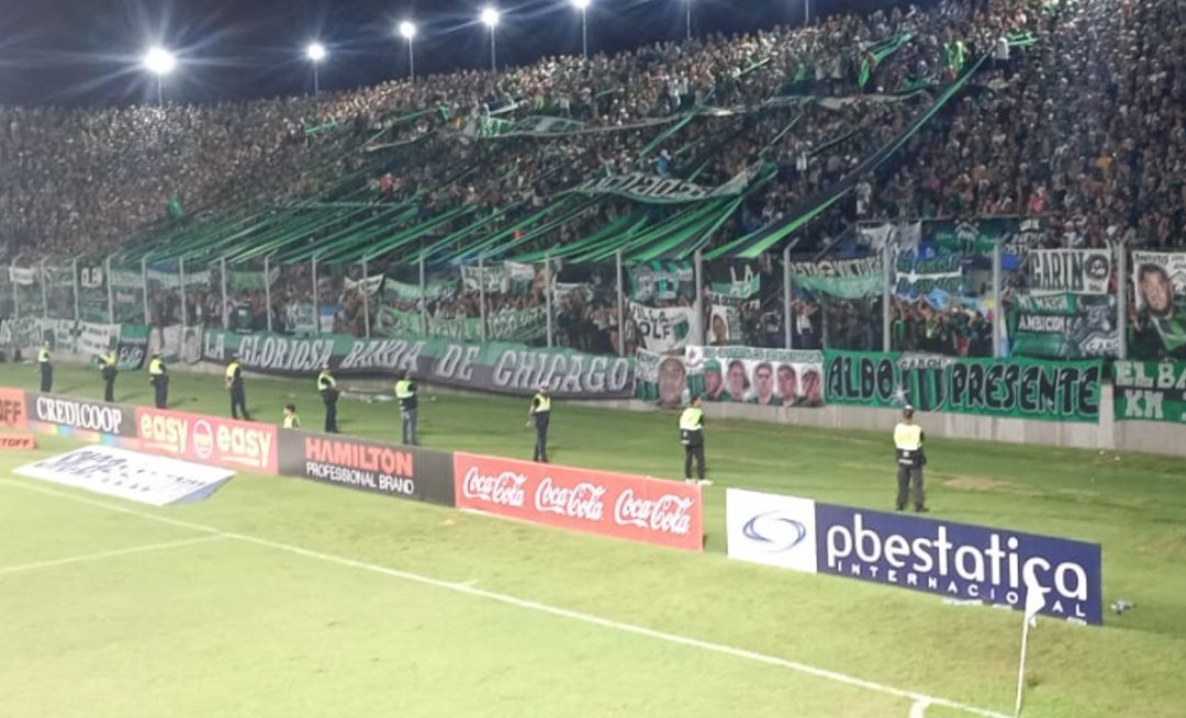 nueva chicago en el estadio de san nicolas