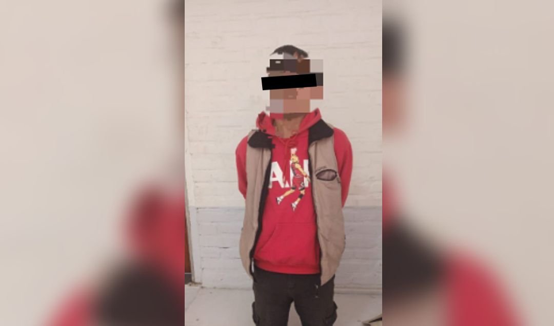 delincuente detenido en san nicolas