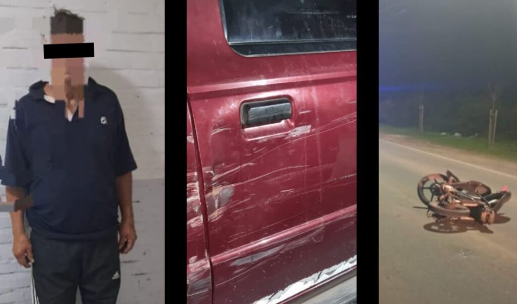 Un hombre de 69 años fue aprehendido este martes en la ciudad de San Nicolás, tras ser identificado como el autor de un siniestro vial en el que una motocicleta fue embestida y el conductor quedó tendido en la cinta asfáltica. El hecho ocurrió en la intersección de Dámaso Valdez y las vías, y gracias al aporte de las cámaras del Centro de Monitoreo Municipal, se logró dar con el vehículo implicado.