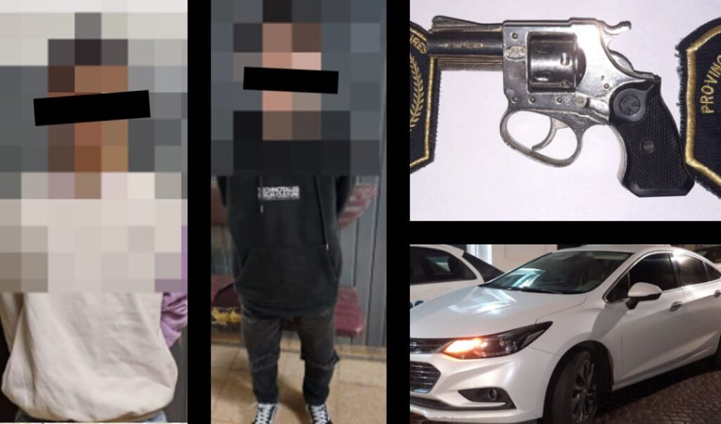 DOS JÓVENES ARMADOS FUERON DETENIDOS EN SAN NICOLÁS DURANTE UN OPERATIVO DE LA POLICIAL LOCAL