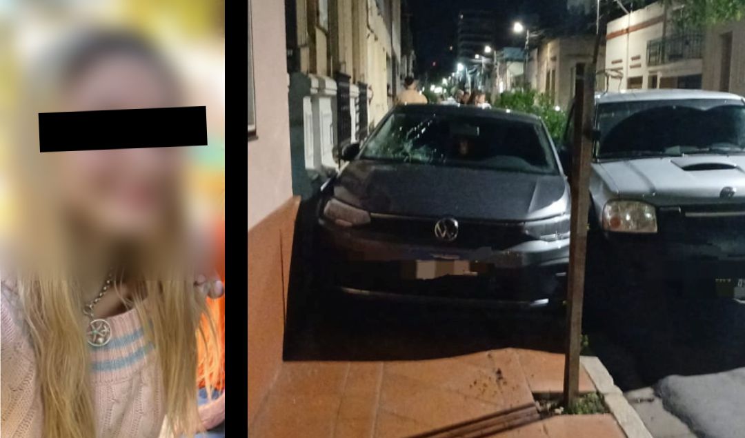 INTENTO ATROPELLAR A SU PAREJA EN UN ATAQUE DE CELOS