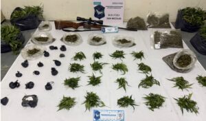 Un operativo liderado por efectivos de la Delegación Departamental de Investigaciones del Tráfico de Drogas Ilícitas de San Nicolás permitió desmantelar una red de comercialización de estupefacientes en la localidad de Arrecifes. El procedimiento incluyó cuatro allanamientos simultáneos en los barrios La Cumbre, Palermo y Molina, donde se logró el secuestro de gran cantidad de drogas, dinero en efectivo, armas y teléfonos celulares.