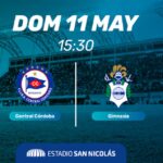 El próximo domingo 11 de mayo a las 15:30, Gimnasia y Esgrima de La Plata se medirá ante Central Córdoba en el Estadio San Nicolás por los 16avos de final de la Copa Argentina. El esperado encuentro promete ser un choque de alto voltaje, donde ambos equipos buscarán avanzar a los octavos de final del torneo más federal del país.