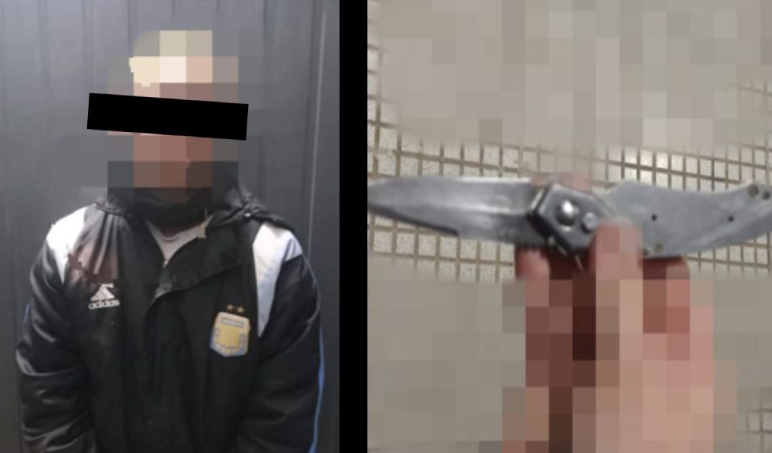 Un sujeto de 24 años fue detenido por personal de la Policía Local mientras merodeaba en actitud sospechosa en la intersección de las calles Nación y 9 de Julio, en pleno centro de San Nicolás.