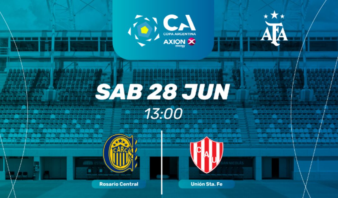 El próximo sábado 28 de junio a las 13:00, el Estadio San Nicolás volverá a ser sede de un encuentro clave de la Copa Argentina. En esta ocasión, Rosario Central y Unión de Santa Fe se medirán en busca de un lugar en los octavos de final del torneo más federal del país.